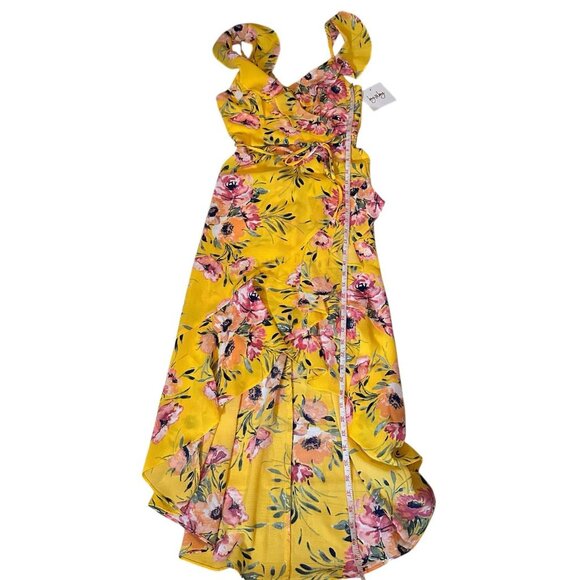 NWT By & By Floral Sleeveless High-Low Maxi - Picture 6 of 6